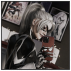 black cat.
