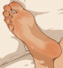 toes