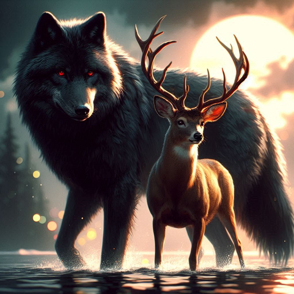 The Deer & The Wolf 