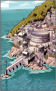 Ilha El&iacute;sio, ala sul