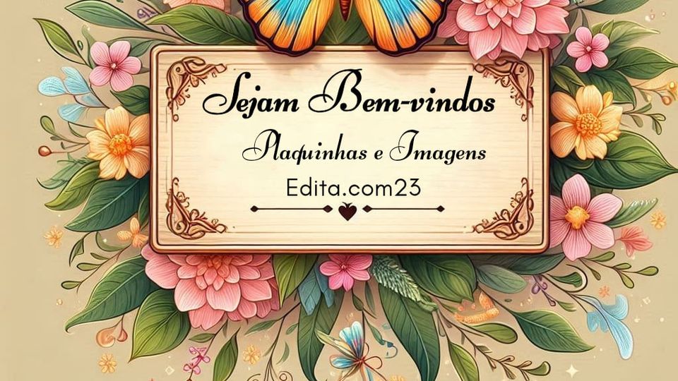 Plaquinhas e Imagens