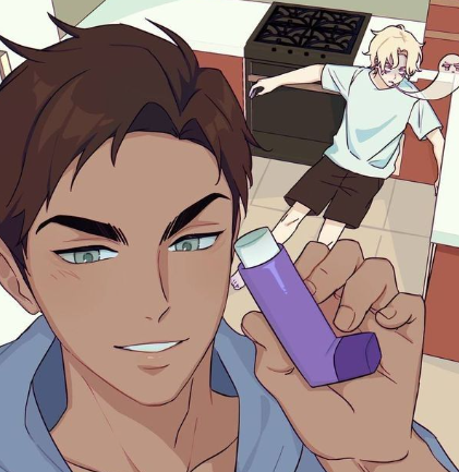 um bi asmatico e um gay ex-morto