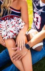 The Cheerleader and Quarteback 