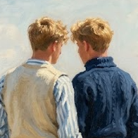 boys with golden hair